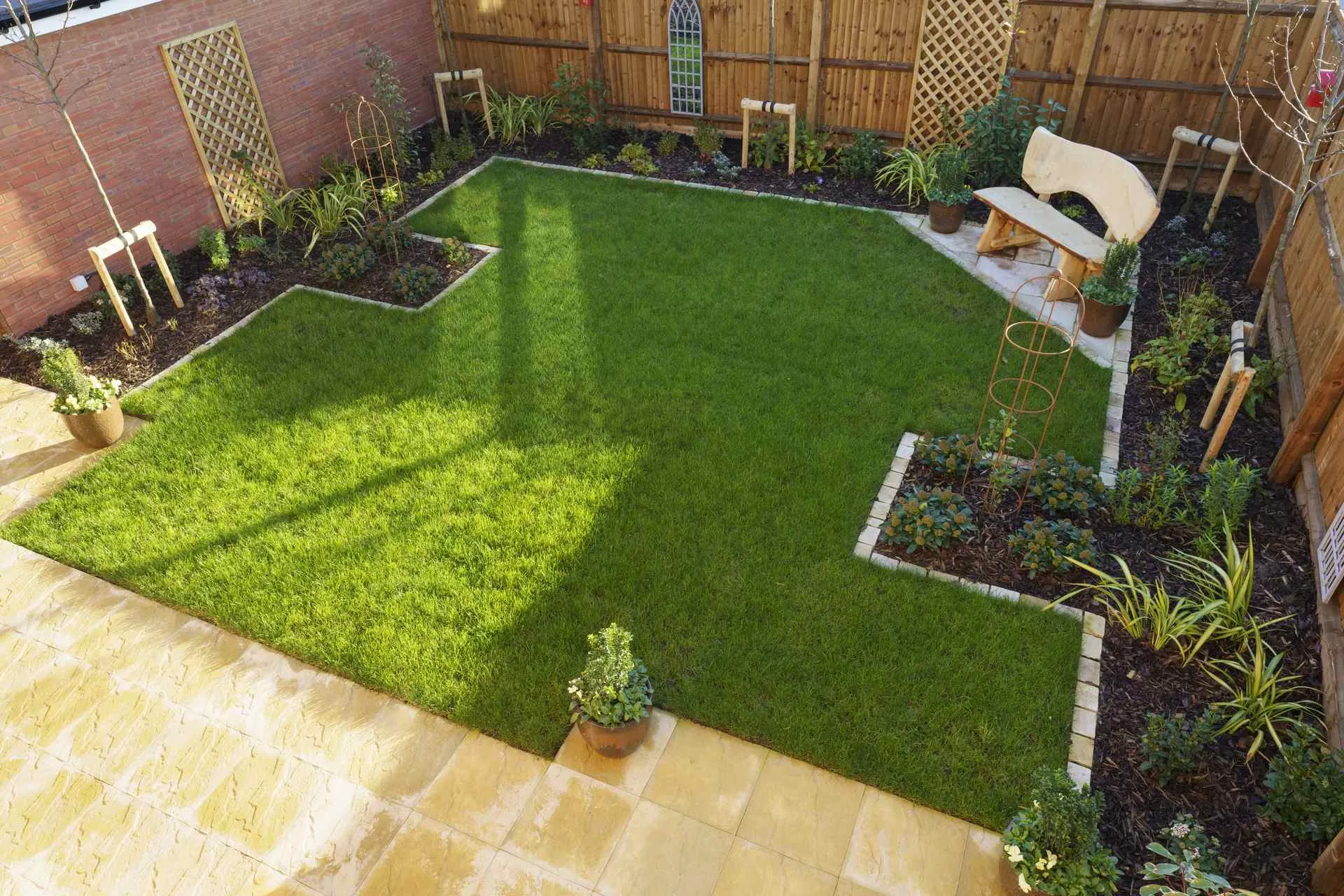 Garden decking and seating